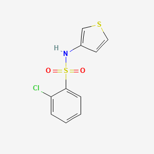 2-chloro-N-thiophen-3-ylbenzenesulfonamide