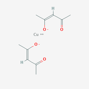 molecular formula C10H14CuO4 B075927 Copper(II) acetylacetonate CAS No. 13395-16-9