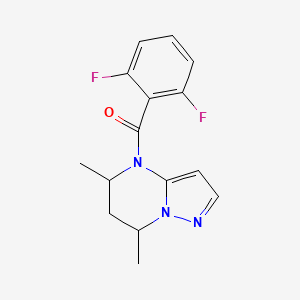 (2,6-difluorophenyl)-(5,7-dimethyl-6,7-dihydro-5H-pyrazolo[1,5-a]pyrimidin-4-yl)methanone