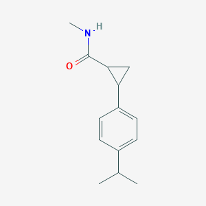 N-methyl-2-(4-propan-2-ylphenyl)cyclopropane-1-carboxamide