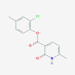 (2-chloro-4-methylphenyl) 6-methyl-2-oxo-1H-pyridine-3-carboxylate