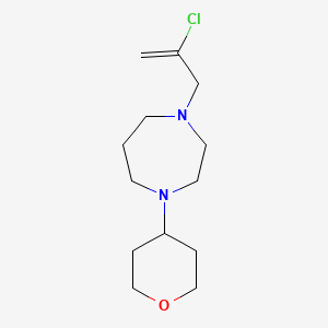 1-(2-Chloroprop-2-enyl)-4-(oxan-4-yl)-1,4-diazepane