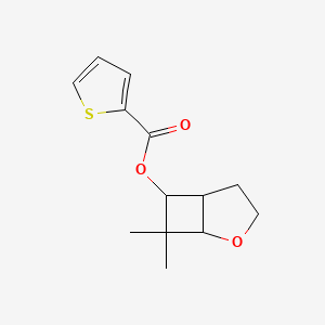 (7,7-Dimethyl-2-oxabicyclo[3.2.0]heptan-6-yl) thiophene-2-carboxylate