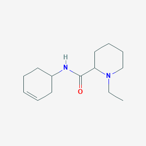 N-cyclohex-3-en-1-yl-1-ethylpiperidine-2-carboxamide