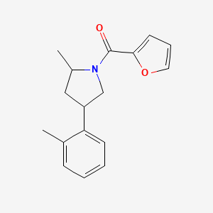 Furan-2-yl-[2-methyl-4-(2-methylphenyl)pyrrolidin-1-yl]methanone