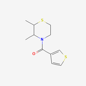 (2,3-Dimethylthiomorpholin-4-yl)-thiophen-3-ylmethanone