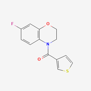 (7-Fluoro-2,3-dihydro-1,4-benzoxazin-4-yl)-thiophen-3-ylmethanone