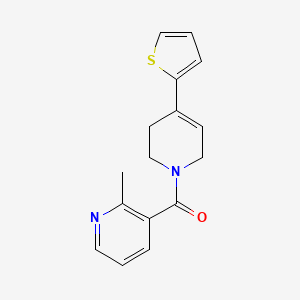 (2-methylpyridin-3-yl)-(4-thiophen-2-yl-3,6-dihydro-2H-pyridin-1-yl)methanone