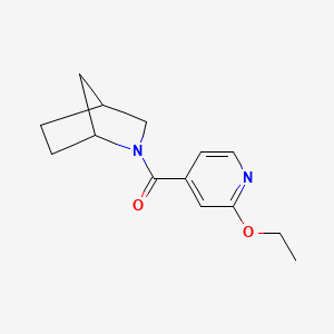 molecular formula C14H18N2O2 B7594140 2-Azabicyclo[2.2.1]heptan-2-yl-(2-ethoxypyridin-4-yl)methanone 