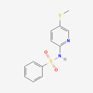 N-(5-methylsulfanylpyridin-2-yl)benzenesulfonamide