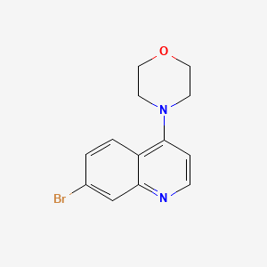 molecular formula C13H13BrN2O B7594283 4-(7-Bromoquinolin-4-yl)morpholine 