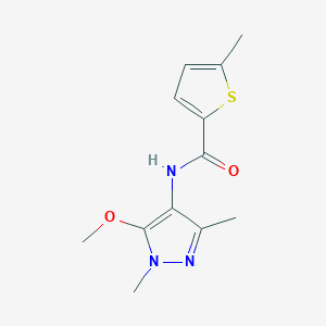 N-(5-methoxy-1,3-dimethylpyrazol-4-yl)-5-methylthiophene-2-carboxamide
