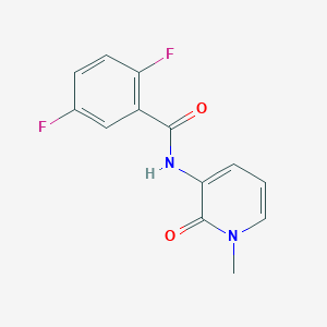 molecular formula C13H10F2N2O2 B7594634 2,5-difluoro-N-(1-methyl-2-oxopyridin-3-yl)benzamide 