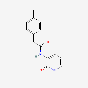 molecular formula C15H16N2O2 B7594649 N-(1-methyl-2-oxopyridin-3-yl)-2-(4-methylphenyl)acetamide 