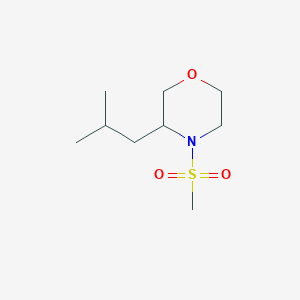 3-(2-Methylpropyl)-4-methylsulfonylmorpholine