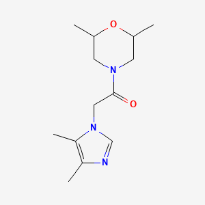 2-(4,5-Dimethylimidazol-1-yl)-1-(2,6-dimethylmorpholin-4-yl)ethanone