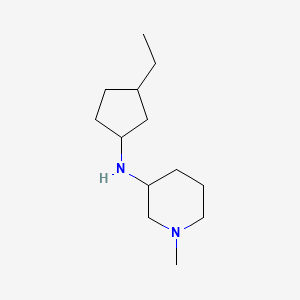 molecular formula C13H26N2 B7594911 N-(3-ethylcyclopentyl)-1-methylpiperidin-3-amine 