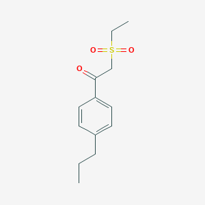 2-Ethylsulfonyl-1-(4-propylphenyl)ethanone