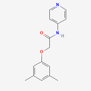molecular formula C15H16N2O2 B7595498 2-(3,5-dimethylphenoxy)-N-(pyridin-4-yl)acetamide 