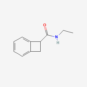 molecular formula C11H13NO B7595506 N-ethylbicyclo[4.2.0]octa-1,3,5-triene-7-carboxamide 