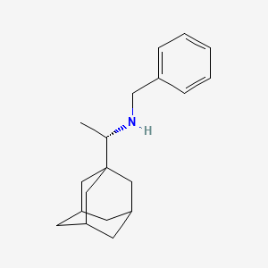 molecular formula C19H27N B7595905 (1S)-1-(1-adamantyl)-N-benzyl-ethanamine 