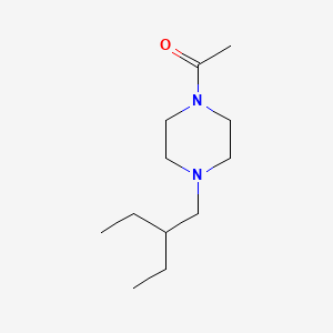 1-[4-(2-Ethylbutyl)piperazin-1-yl]ethanone