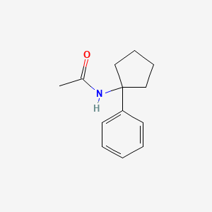 N-(1-phenylcyclopentyl)acetamide