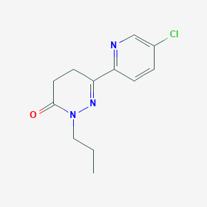 6-(5-Chloropyridin-2-yl)-2-propyl-4,5-dihydropyridazin-3-one