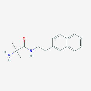 2-amino-2-methyl-N-(2-naphthalen-2-ylethyl)propanamide