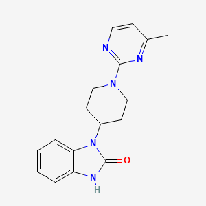 3-[1-(4-methylpyrimidin-2-yl)piperidin-4-yl]-1H-benzimidazol-2-one