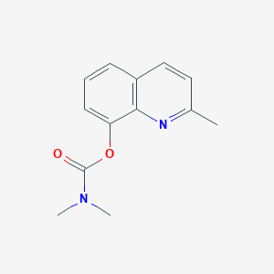 molecular formula C13H14N2O2 B7596055 2-Methylquinolin-8-yl dimethylcarbamate 