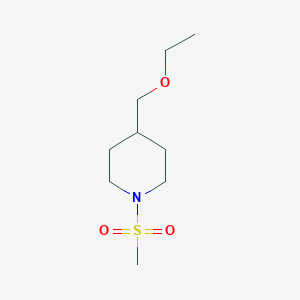 4-(Ethoxymethyl)-1-methylsulfonylpiperidine