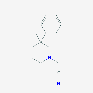 2-(3-Methyl-3-phenylpiperidin-1-yl)acetonitrile