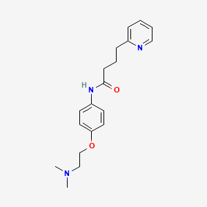 N-[4-[2-(dimethylamino)ethoxy]phenyl]-4-pyridin-2-ylbutanamide