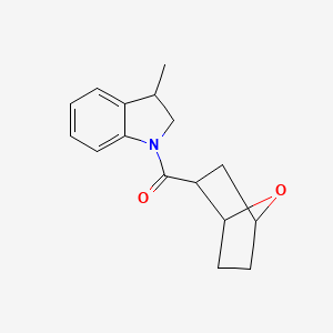 (3-Methyl-2,3-dihydroindol-1-yl)-(7-oxabicyclo[2.2.1]heptan-2-yl)methanone