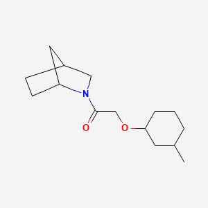 1-(2-Azabicyclo[2.2.1]heptan-2-yl)-2-(3-methylcyclohexyl)oxyethanone