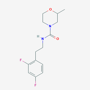 N-[2-(2,4-difluorophenyl)ethyl]-2-methylmorpholine-4-carboxamide