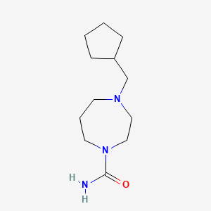 4-(Cyclopentylmethyl)-1,4-diazepane-1-carboxamide