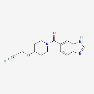 3H-benzimidazol-5-yl-(4-prop-2-ynoxypiperidin-1-yl)methanone