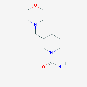 N-methyl-3-(morpholin-4-ylmethyl)piperidine-1-carboxamide