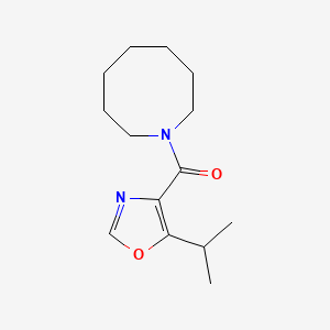 Azocan-1-yl-(5-propan-2-yl-1,3-oxazol-4-yl)methanone