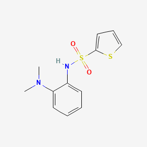 molecular formula C12H14N2O2S2 B7596804 N-[2-(dimethylamino)phenyl]thiophene-2-sulfonamide 