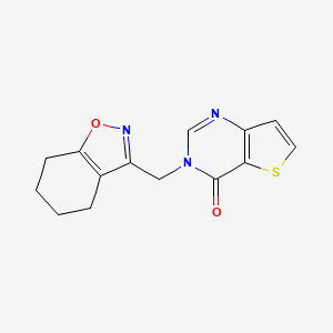 3-(4,5,6,7-Tetrahydro-1,2-benzoxazol-3-ylmethyl)thieno[3,2-d]pyrimidin-4-one