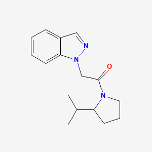 2-Indazol-1-yl-1-(2-propan-2-ylpyrrolidin-1-yl)ethanone