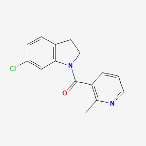 (6-Chloro-2,3-dihydroindol-1-yl)-(2-methylpyridin-3-yl)methanone