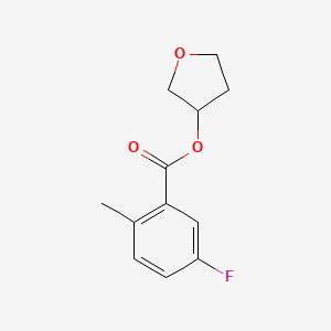 Oxolan-3-yl 5-fluoro-2-methylbenzoate