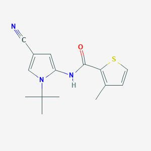 N-(1-tert-butyl-4-cyanopyrrol-2-yl)-3-methylthiophene-2-carboxamide