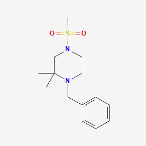 1-Benzyl-2,2-dimethyl-4-methylsulfonylpiperazine