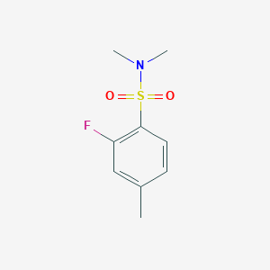 2-fluoro-N,N,4-trimethylbenzenesulfonamide