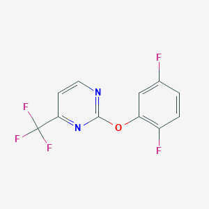 2-(2,5-Difluorophenoxy)-4-(trifluoromethyl)pyrimidine